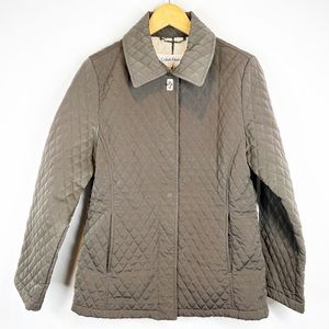 Calvin Klein Quilted Dark Green Jacket